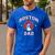 Boston Terrier Dad Dog Father For Men Women Kids Men's Casual T-Shirt Royal Blue
