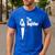 Boston Terrier Dad The DogFather Shirt Boston Terrier Men's Casual T-Shirt Royal Blue