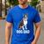 Boston Terrier Dog Dad Boston Terrier Dog Lovers Men's Casual T-Shirt Royal Blue