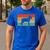 Boston Terrier Dog Lover Retro Vintage Cool For Dog Owner Men's Casual T-Shirt Royal Blue