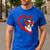 Boston Terrier Dog Mom Dad Valentine’s Day Pet Lover For Men Women Kids Men's Casual T-Shirt Royal Blue