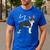 Boston Terrier Dog Mom Woman Women Men's Casual T-Shirt Royal Blue
