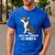 Boston Terrier Dog Owner Grandma Men's Casual T-Shirt Royal Blue