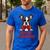 Boston Terrier Grandma Dog Lovers Puppy Bostie Owner Men's Casual T-Shirt Royal Blue