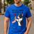 Boston Terrier Grandma Mother's Day Dog Mom Men's Casual T-Shirt Royal Blue
