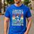 Boston Terrier Grandpa Dog Lover Father's Day Men's Casual T-Shirt Royal Blue