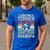 Boston Terrier Grandpa Dog Lover Father's Day Premium Men's Casual T-Shirt Royal Blue