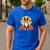 Boston Terrier Halloween Dog Lover Pumpkin Costume Men's Casual T-Shirt Royal Blue