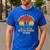 Boston Terrier Lover I'm Only Talking To My Dog Today Men's Casual T-Shirt Royal Blue