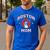 Boston Terrier Mom Dog Mother Men's Casual T-Shirt Royal Blue