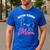 Boston Terrier Mom Men's Casual T-Shirt Royal Blue