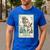 Boston Terrier Mom Skeleton Tarot Card Witch Vibes Dog Mom Men's Casual T-Shirt Royal Blue