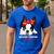 Boston Terrier Mum Dog Woman Idea Men's Casual T-Shirt Royal Blue