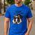 Boston Terrier Shirt I Didn't Fart My Butt Blew You A Kiss Men's Casual T-Shirt Royal Blue
