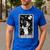 Boston Terrier Tarot Card Star With The Moon Men Women Kids Men's Casual T-Shirt Royal Blue