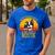 Boston Terrier Never Underestimate a Girl With a Bostie Men's Casual T-Shirt Royal Blue