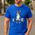 Boston Terrier Weightlifting Deadlift Men Fitness Gym Men's Casual T-Shirt Royal Blue