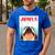 Boston Terriers Jowls Dog Mom Dog Dad Men's Casual T-Shirt Royal Blue