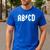 Boys Girls Teachers ABCD Rock Graphic Back To School Men's Casual T-Shirt Royal Blue