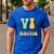 Braille Teacher Of The Visually Impaired Groovy VI Teacher Men's Casual T-Shirt Royal Blue