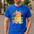 Broken Crayons Still Color Cat Teacher Men's Casual T-Shirt Royal Blue Broken Crayons Still Color Cat Teacher Men's Casual T-Shirt Royal Blue