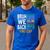 Bruh We Back Bruh No Cap We'Re Back Teacher Student Men's Casual T-Shirt Royal Blue