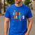 I Build Leaders Bricks Building Blocks Teacher Brick Builder Men's Casual T-Shirt Royal Blue