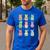 Bunny Reading Books Easter Day Librarian Teacher Book Men's Casual T-Shirt Royal Blue Bunny Reading Books Easter Day Librarian Teacher Book Men's Casual T-Shirt Royal Blue