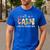 All Is Calm Said No Teacher Ever Teacher Christmas Men's Casual T-Shirt Royal Blue