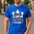 You Can't Scare Me I'm A Substitute Teacher Shirt Halloween Men's Casual T-Shirt Royal Blue