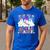 You Can't Scare Me I'm A Teacher Halloween Men's Casual T-Shirt Royal Blue