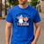You Cant Scare Me I Teach First Grade Teacher Halloween Men's Casual T-Shirt Royal Blue