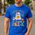 You Can't Scare Me I Teach Pre-k Teacher Halloween Ghost Men Women Kids Men's Casual T-Shirt Royal Blue