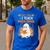 You Cant Scare Me I Teach Preschool Halloween Teacher Men's Casual T-Shirt Royal Blue