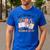 Can't Talk Right Now Doing Teacher Stuff Teacher Stuff Men's Casual T-Shirt Royal Blue
