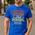 Capital Letters And Periods Bruh Teacher Grammar Kids Men's Casual T-Shirt Royal Blue