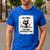 Cat It's Fine I'm Fine Everything Is Fine Teacher Life Men's Casual T-Shirt Royal Blue