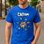 Catom Science Teacher Chemistry Lover Physics School Cat Men's Casual T-Shirt Royal Blue