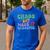 Chaos But Make It Academic Teacher Back To School Men's Casual T-Shirt Royal Blue