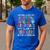 Childcare Teacher Negotiate With Toddlers Daycare Provider Men Women Girls Kids Men's Casual T-Shirt Royal Blue