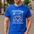 Christmas Candy Cane Work Of Heart Fourth 4th Grade Teacher Men's Casual T-Shirt Royal Blue Christmas Candy Cane Work Of Heart Fourth 4th Grade Teacher Men's Casual T-Shirt Royal Blue