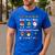 Christmas Reading Teacher Syllable Types Reading Teacher Men's Casual T-Shirt Royal Blue