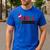 Christmas Science Teacher Santa Educator Chemical Elements Men's Casual T-Shirt Royal Blue