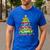 Christmas Tree Made Of Crayons School Teacher Life Student Men's Casual T-Shirt Royal Blue Christmas Tree Made Of Crayons School Teacher Life Student Men's Casual T-Shirt Royal Blue