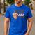 Coffee Gives Me Para Powers Parapro Teacher Squad Men's Casual T-Shirt Royal Blue Coffee Gives Me Para Powers Parapro Teacher Squad Men's Casual T-Shirt Royal Blue