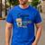 Coffee Gives Me Teacher Power Teacher Elementary Women Men's Casual T-Shirt Royal Blue