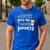 Coffee Gives Me Teacher Powers Teacher Men's Casual T-Shirt Royal Blue