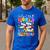 Color The World With Kindness Crayon Positivity Teacher Men's Casual T-Shirt Royal Blue Color The World With Kindness Crayon Positivity Teacher Men's Casual T-Shirt Royal Blue
