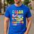 Color The World With Kindness Teachers Back To School Men's Casual T-Shirt Royal Blue