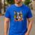 Colorful Boston Terrier Dog For Men Women Kids Men's Casual T-Shirt Royal Blue